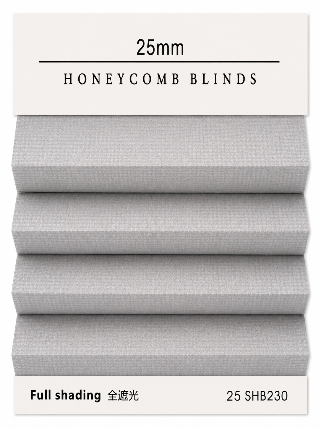25mm Honeycomb colour SHB230