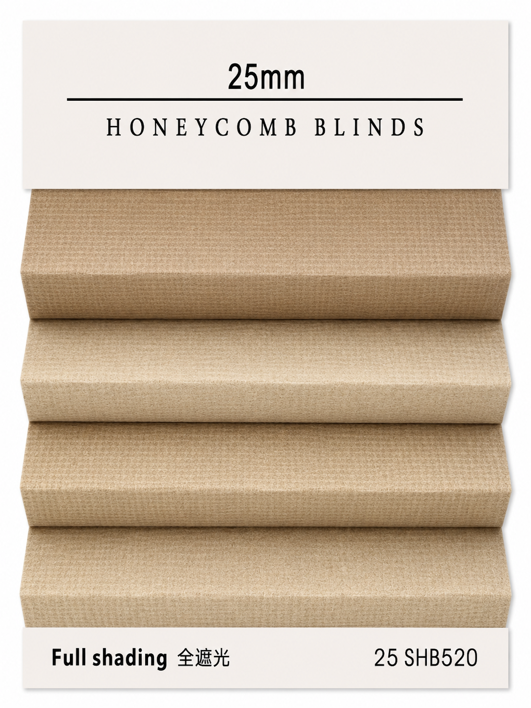 25mm Honeycomb colour SHB520