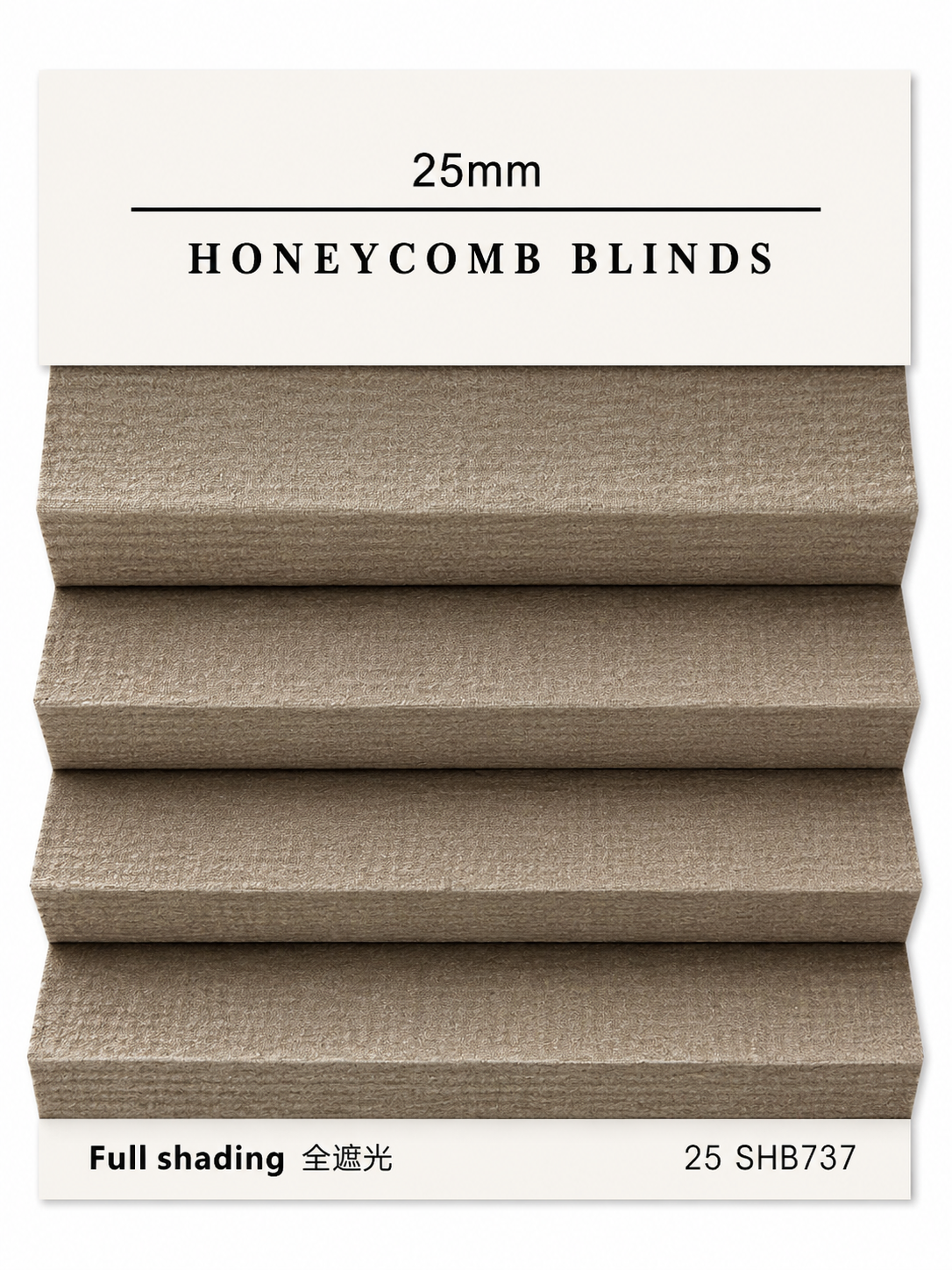 25mm Honeycomb colour SHB737